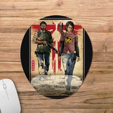 Pixxa The Last Of Us Sketch Bilek Destekli Mousepad Model - 1 Oval