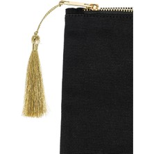 Niselen Accessorize Oğlak Burcu Yıldız Haritası Siyah Makyaj Çantası