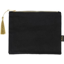 Niselen Accessorize Yay Burcu Yıldız Haritası Siyah Makyaj Çantası