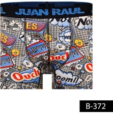 Nixora Store 4'lü Desenli  Renkli Erkek Boxer