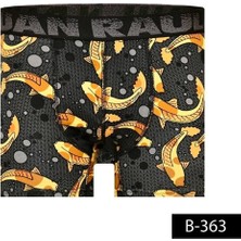 Nixora Store 4'lü Desenli  Renkli Erkek Boxer