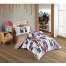 Hobby Tek Kişilik Poplin Nevresim Takımı Dream Bordo