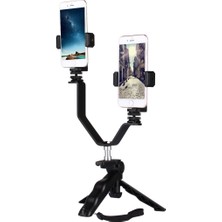 Hongshou Akıllı Telefon Canlı Yayın Braketi Kavrama Katlanır Tripod Kitleri (Yurt Dışından)