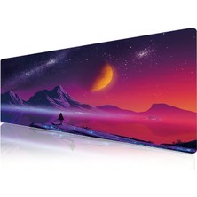 KlasseGear Pro 90x40 Cm Xxl Gaming Oyuncu Mouse pad MousePad Purple Sun