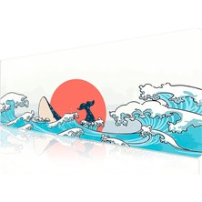 KlasseGear Pro 90x40 Cm Xxl Gaming Oyuncu Mouse pad MousePad Ukiyo-E