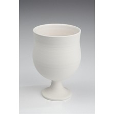 Refsan Klasik Kadeh - Seramik Bisküvi (Ham Ürün) | Boyanabilir Obje