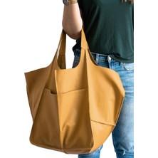 Yingxinfeng Store Kadın Büyük Pu Deri Satchel El Çantası Iş Tote Omuz Çantaları Çanta Çanta Yumuşak Crossbody Büyük Boy Çanta (Yurt Dışından)