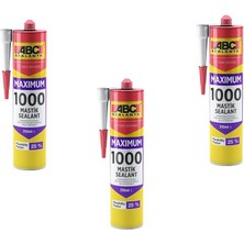 Abc Sealants Maksimum 1000 Antrasit 3 Adet Mastik 310 ml SS800-39