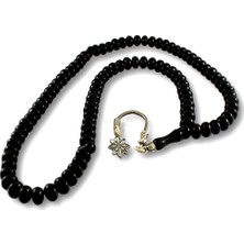 AbbasShop 99 Luk Sade Hakiki Erzurum Oltu Taşı Namaz Tesbihi