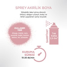 Polisan Akrilik Açık Pembe Sprey Boya 400 ml - RAL 3015