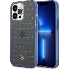 Teknotel Mercedes-Benz Apple iPhone 14 Pro  Pc/tpu Transparan Yıldız Desenli Silikon Kılıf MEHCP14L8DPMGL