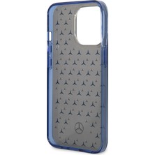 Teknotel Mercedes-Benz Apple iPhone 14 Pro  Pc/tpu Transparan Yıldız Desenli Silikon Kılıf MEHCP14L8DPMGL