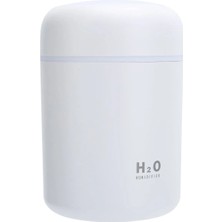Luyao H2O Humidifier 300 ml Ulrasonik Hava Nemlendirici Buhar Makinesi ve Aroma Difüzörü H2O