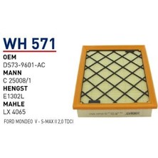 Wunder Fıltre Hava Ford Mondeo V - S-Max Iı 2,0 Tdci