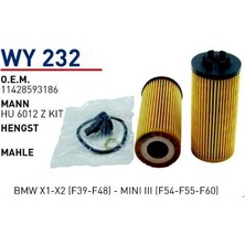Wunder Fıltre Yag Bmw X1-X2(F39-F48)-MINI III(F54-F5