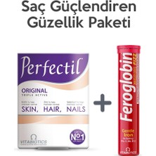 Perfectil Saç Cilt Tırnak Sağlığı Vitamini Ve Feroglobin Enerji Desteği Paketi