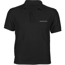 Honda Collectıon Siyah Polo T-Shırt Honda Logolu