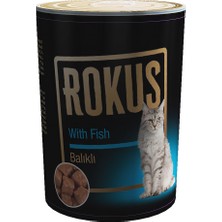 Rokus Balıklı Kedi Konservesi 410G ROK240410FHACA1