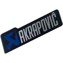 Knmaster Akrapovic Dikdörtgen Sticker Lacivert