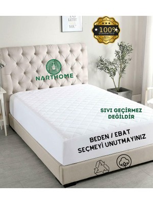 Nart Home Fitted Kapitone Yatak Koruyucu Alez Pamuk 160x200 (9 Farklı Ebat)