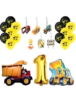 Çıtı Pıtı Store Inşaat Konsepti Süsleme Balon Seti