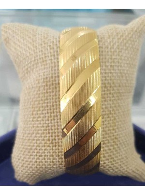 Vogutima 24 Ayar Altın Kaplama  15 mm  Afrodit  Bilezik