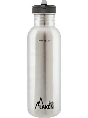 Laken Çelik Basıc Şişe 0.75L Metal –flow Kapak  -  LKBSF75