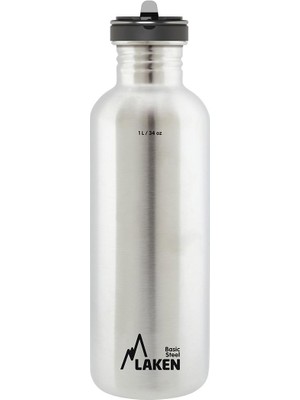 Laken Çelik Basıc Şişe 1l Metal –flow Kapak  -  LKBSF100