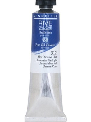 Sennelier Rive Gauche Fine Yağlıboya 40ML N:312 Ultramarine Blue Light