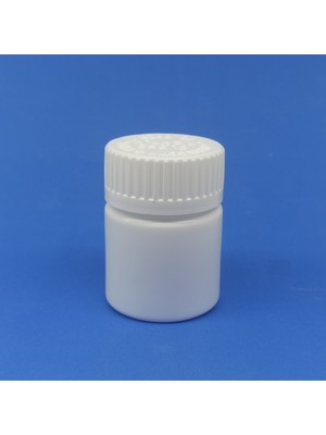100 Adet 30 ml Bastır Çevir Kapak  Numune-Ilaç-Tarım-Ecza-Tablet-Hap-Kapsül  Plastik Ilaç Kutu Şişesi
