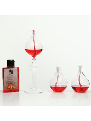 Vitale 3'lü Kandil Seti Ak.mnr-Ktny-Kz