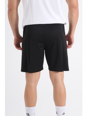 Diadora Elite Antrenman Şortu Siyah Erkekler İçin Rahat ve Hafif Kumaşla Tasarlandı