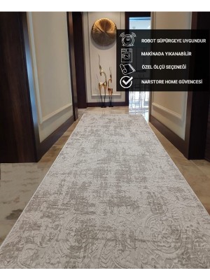 NarStore Home Kaymaz Taban Kesme Halı Yolluk Nevra Asos Vizon