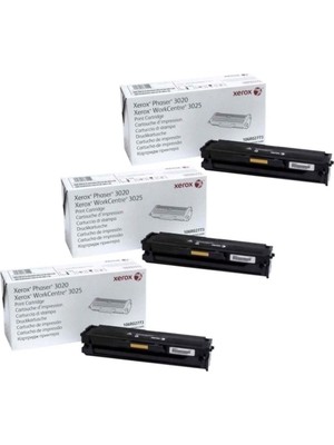 Xerox Workcentre 3025 Orijinal Yazıcı Toneri 3'lü 106R02773 3*1,500 Sayfa Ofis ve Ev Kullanımına Uygun NI228