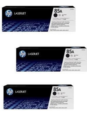 Hp CE285A (85A) Laserjet Pro M1212 3'lü Paket Orjinal Yazıcı Toneri 1,600 Sayfa * 3 Adet NI36