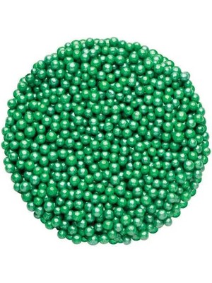 Piyop Sprinkles Koyu Yeşil 2 mm Boncuk Şeker 90 gr