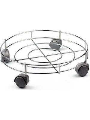 Piyop 4 Tekerlekli Damacana Altlığı Taşıyıcı Tüp Saksı Damacana Altlığı Tekerlekli