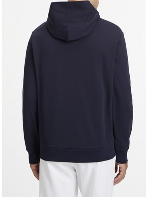 Calvin Klein Kapüşon Yaka Mavi Erkek Sweatshirt K10K109927CHW