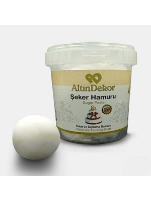 AltınDekor Altın Usta Şeker Hamuru Beyaz 1 kg