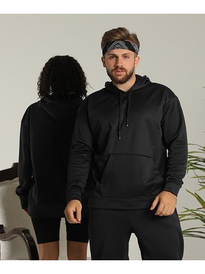BAV Butik Ayvitrin Sevgili Çift Kombini Oversize Scuba Kapşonlu Sweatshirt