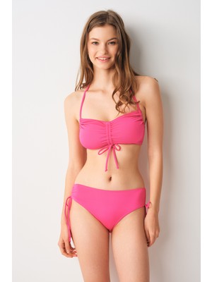 No Gossip Vogue Sürgülü Bikini Tek Alt Pembe 239208
