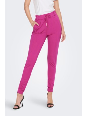 Only Havuç Kesim Lastikli Bel Fuşya Kadın Pantolon 15115847