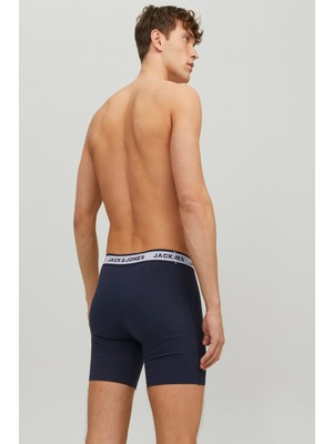 Jack & Jones Lacivert Erkek 3'lü Boxer Set 12229576