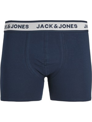 Jack & Jones Lacivert Erkek 3'lü Boxer Set 12229576