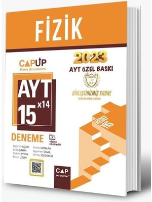 Cap Ayt Fizik 15 x 14 Up Deneme 2023 Özel Baskı Çap Yayınları