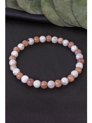 Dünya Doğal Taş Ay Taşı ve Güneş Taşı Bileklik