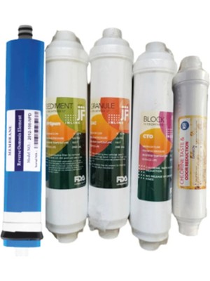 Jf Su Arıtma Filtresi Uzun Ömürlü Etkili Filtrasyon Özellikli Filtre Takımı