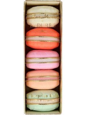 Meri Meri - Ladurée Paris Macaron Surprise Balls - Ladurée Paris Makaron Sürpriz Toplar - 5'li