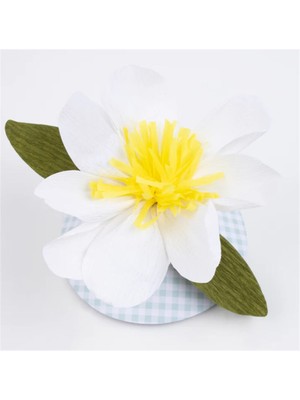 Meri Meri - Paper Flower Hats - Çiçekli Şapkalar - 6'lı