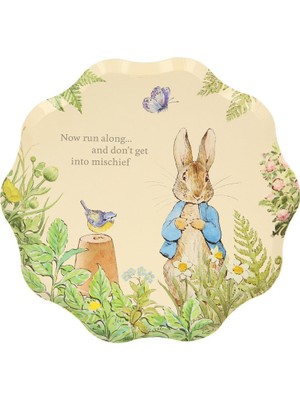 Meri Meri - Peter Rabbit Side Plates - Peter Rabbit Tabaklar - 8'li